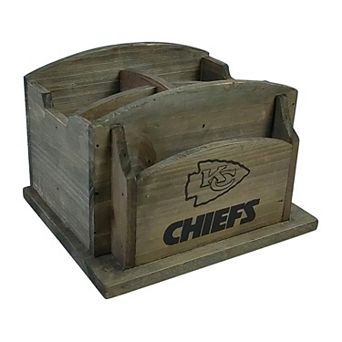Kansas City Chiefs Rustic Desk Organizer