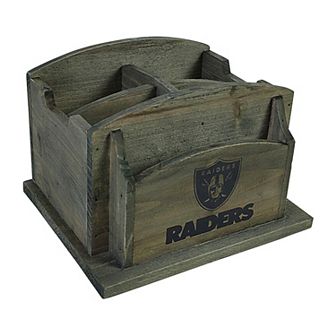 Las Vegas Raiders Rustic Desk Organizer