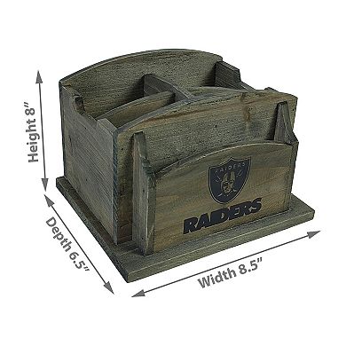 Las Vegas Raiders Rustic Desk Organizer