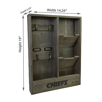 Kansas City Chiefs Wall Office Organizer