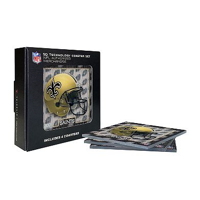 New Orleans Saints 5D Technology Coaster Set