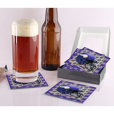 Minnesota Vikings 5D Technology Coaster Set