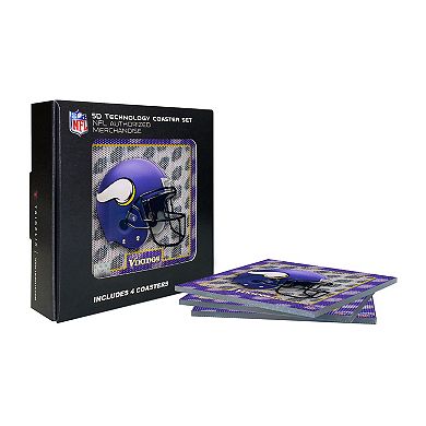 Minnesota Vikings 5D Technology Coaster Set
