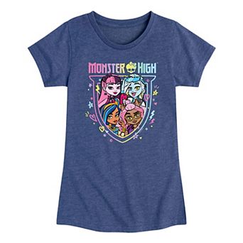 Girls 7-16 Monster High Rainbow Group Graphic Tee