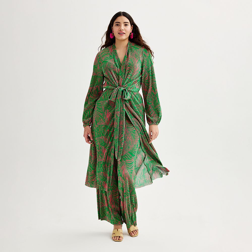 Women's INTEMPO Accordion Kimono Duster