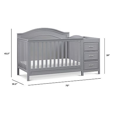 DaVinci Charlie 4-in-1 Convertible Crib & Changer Combo