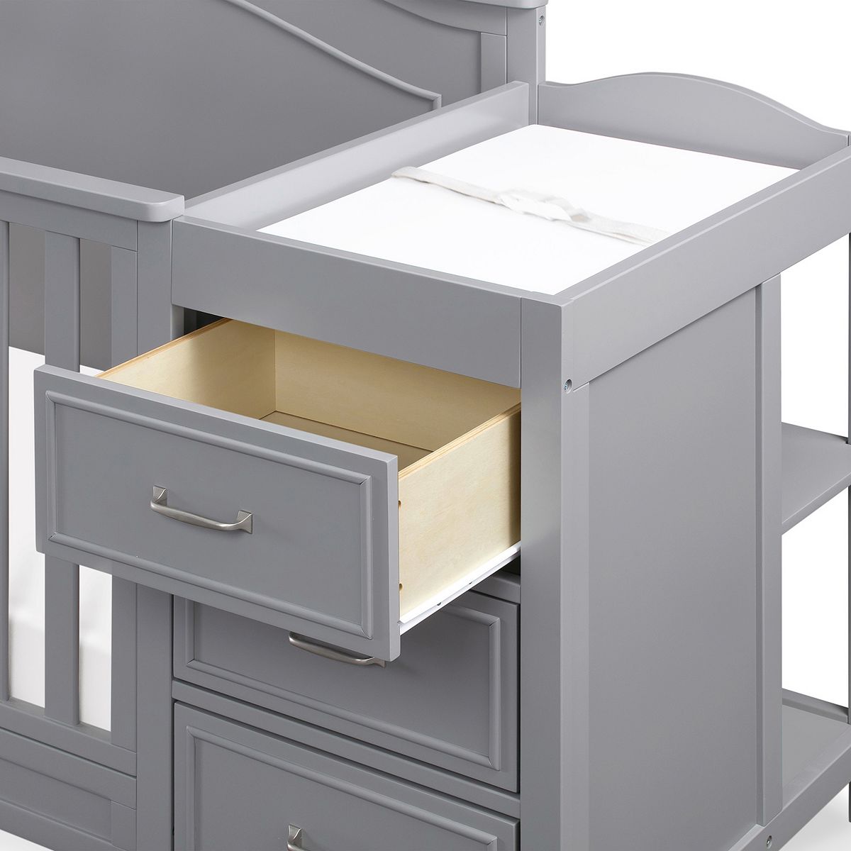 DaVinci Charlie 4-in-1 changer combo with drawer storage compartment view