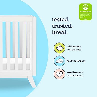 DaVinci Otto 3-in-1 Convertible Mini Crib with 4" Mattress