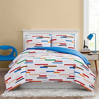Crayola Serpentine Striped Comforter Set with Sham