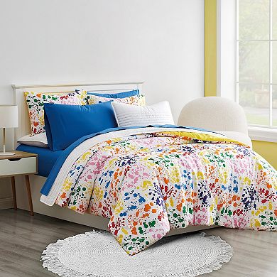 Crayola Splatter 2 Piece Comforter Set