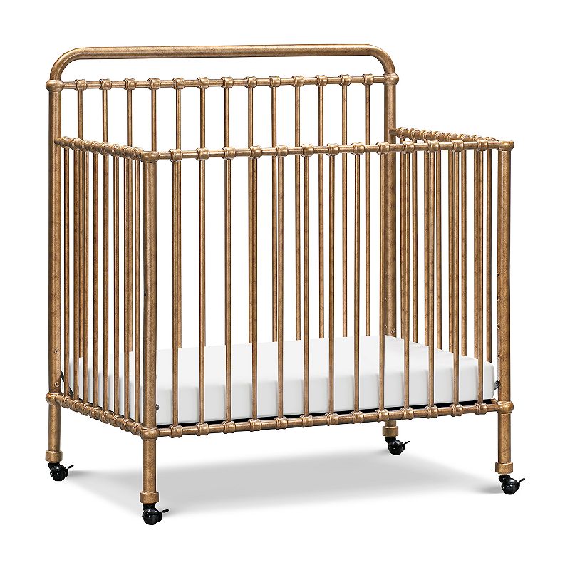 Namesake Winston 4-in-1 Convertible Mini Crib - Vintage Gold