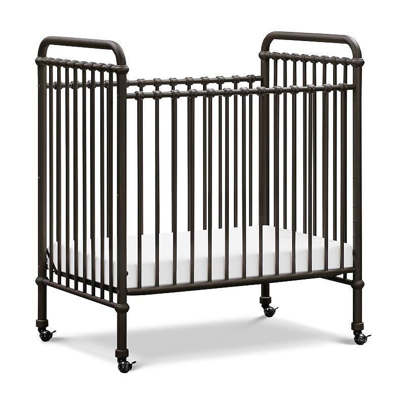 Namesake Abigail 3-in-1 Convertible Mini Crib, Black, Small