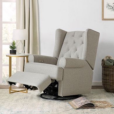 Namesake Harbour Quilted Electronic Recliner & Swivel Glider