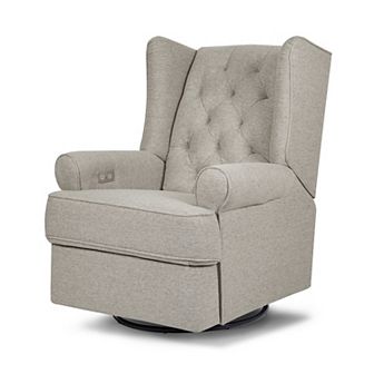 Namesake Harbour Quilted Electronic Recliner & Swivel Glider