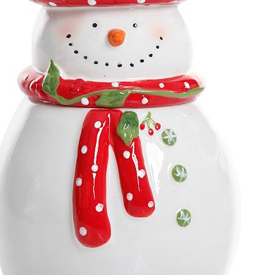 Gibson Home Jolly Plenitude 7.5" Snowman Cookie Jar
