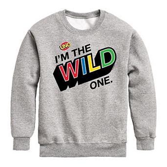 Boys 8-20 UNO The Wild One Crew Fleece Sweatshirt