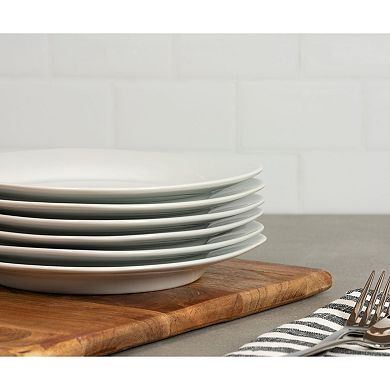 10 Strawberry Street Simply White 6-pc. Round Salad Plate Set