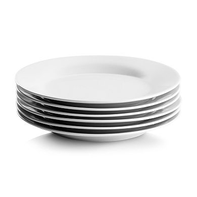 10 Strawberry Street Simply White 6-pc. Round Salad Plate Set