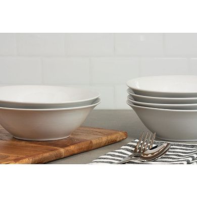 10 Strawberry Street Simply White 6-pc. Cereal Bowl Set