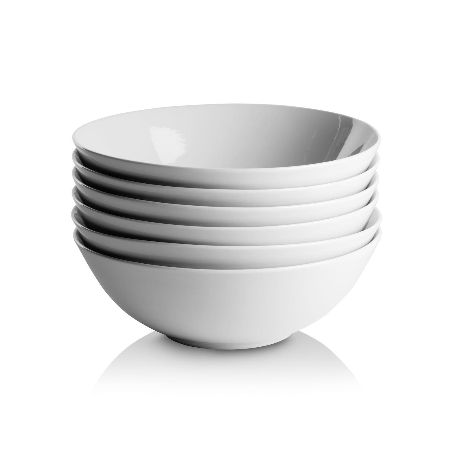 10 Strawberry Street Simply White 6-pc. Coupe Cereal Bowl Set