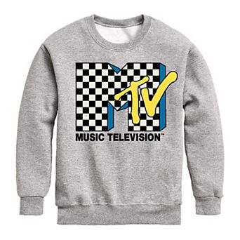 Boys 8-20 MTV Logo Checkered Fleece