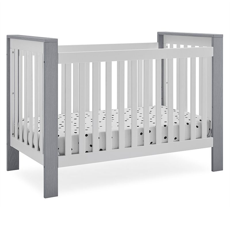 Delta Children Miles 4-in-1 Convertible Crib, White