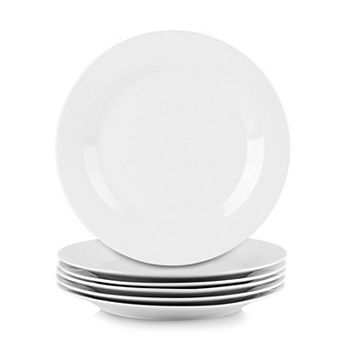 10 Strawberry Street Simply White 6 pc Dinner Plate Set