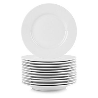 10 Strawberry Street Catering Round 12 pc Appetizer Plate Set