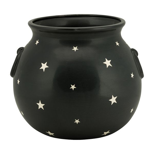 10 Strawberry Street Heritage Matte Halloween Witch's Cauldron Candy Bowl