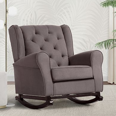 Delta Children Emma Upholstered Rocking Chair