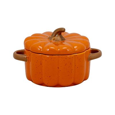 10 Strawberry Street Pumpkin Ceramic outlets Bakeware Platter