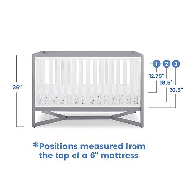 Delta Children Tribeca 4-in-1 Baby Convertible Crib