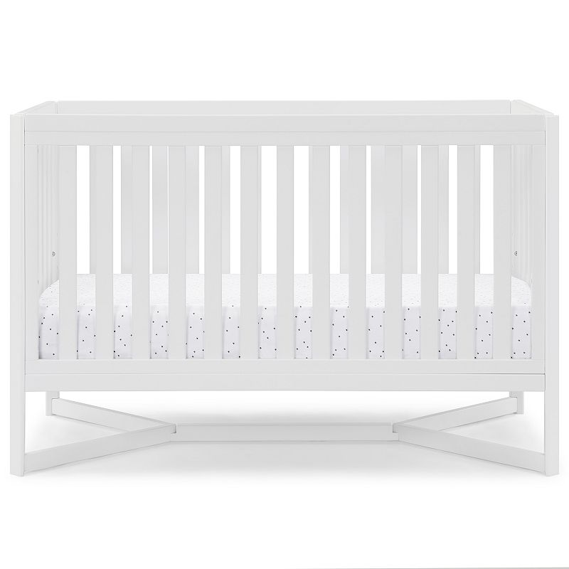 Delta Children Tribeca 4-in-1 Baby Convertible Crib, White