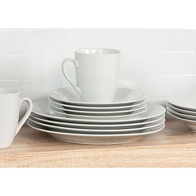 10 Strawberry Street Simply White 16-pc. Round Dinnerware Set