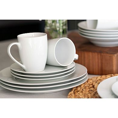 10 Strawberry Street Simply White 16-pc. Round Dinnerware Set