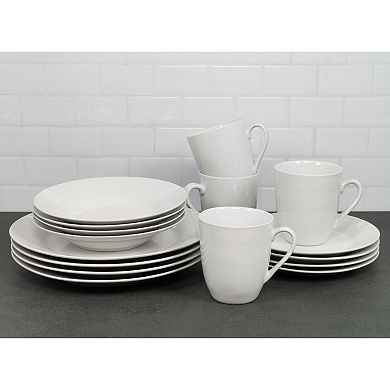 10 Strawberry Street Simply White 16-pc. Round Dinnerware Set