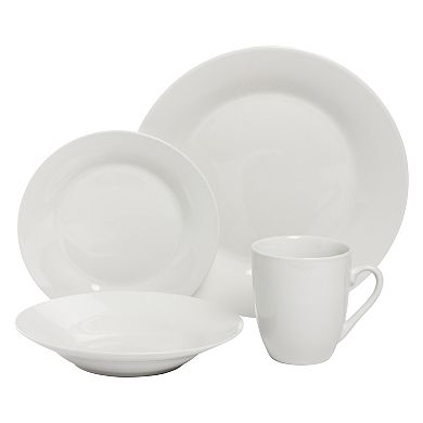 10 Strawberry Street Simply White 16-pc. Round Dinnerware Set