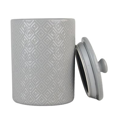 10 Strawberry Street Embossed 3-pc. Ceramic Canister Set