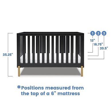 Delta Children Hendrix 4-in-1 Convertible Crib