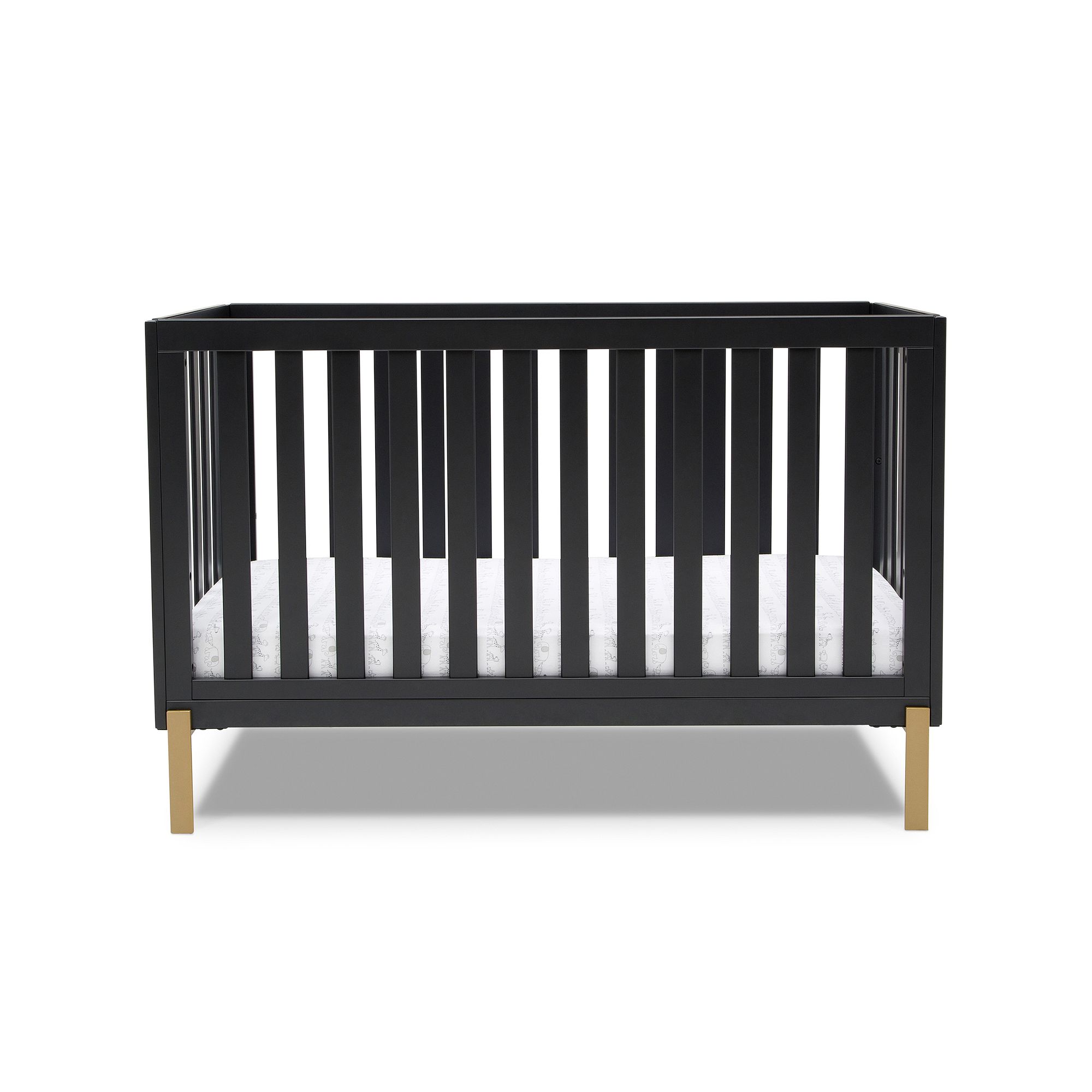 Delta Children Hendrix 4-in-1 Convertible Crib, Gray