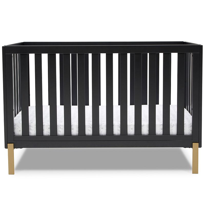 Delta Children Hendrix 4-in-1 Convertible Crib, Grey