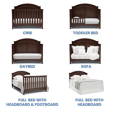 Delta Children Perry 6-in-1 Convertible Crib