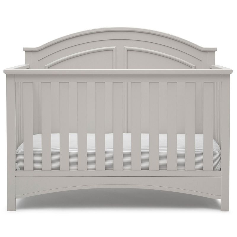 Delta Children Perry 6-in-1 Convertible Crib, Grey