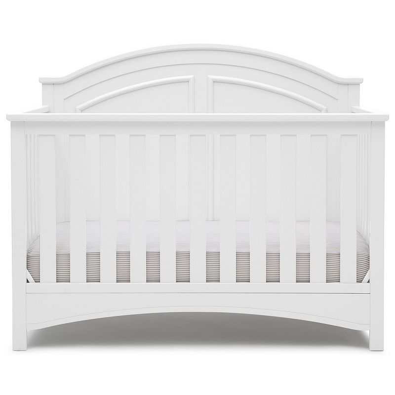 Delta Children Perry 6-in-1 Convertible Crib, White