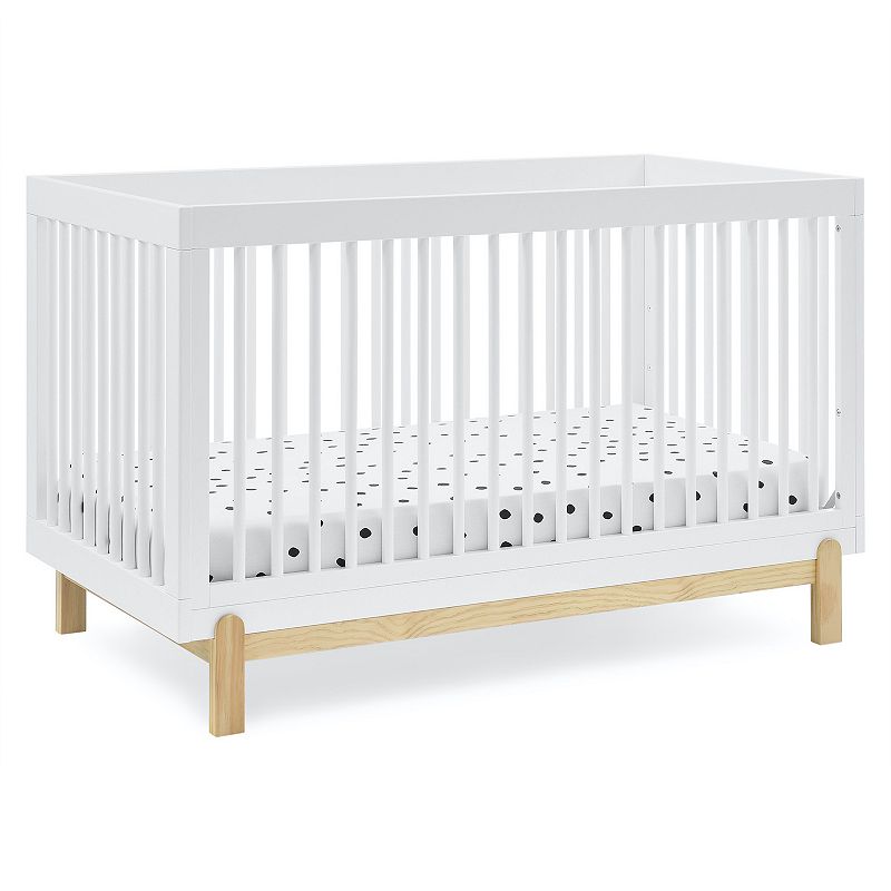 Delta Children Poppy 4-in-1 Convertible Crib, White