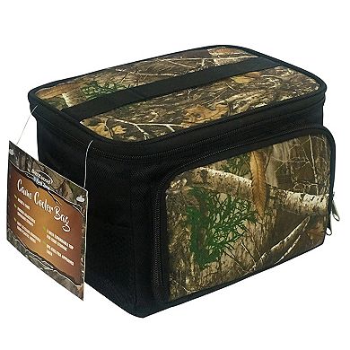 Brentwood Kool Zone 6 Can Insulated Cooler Bag with Hard Liner in Realtree Edge Camo