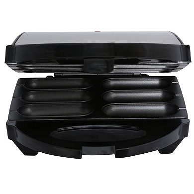 Brentwood Non-Stick 6 Mini Corn Dog Maker, Stainless Steel