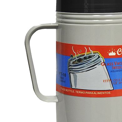 Brentwood 1.0L Glass Vacuum / Foam Insulated Food Thermos