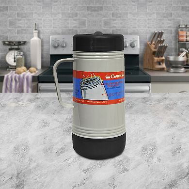 Brentwood 1.0L Glass Vacuum / Foam Insulated Food Thermos
