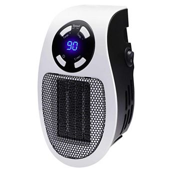 Brentwood 350 watt Plug-In Wall Outlet Personal Space Heater in White